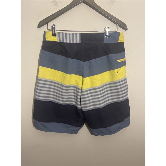 Patagonia Mens Board Shorts Swim Trunks Size 31 Blue Gray Unlined 11” Inseam - Picture 6 of 6